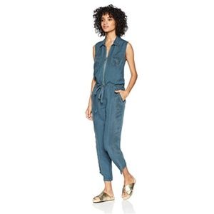 Young Fabulous & Broke Linen Blend Linette Jumpsuit Size S